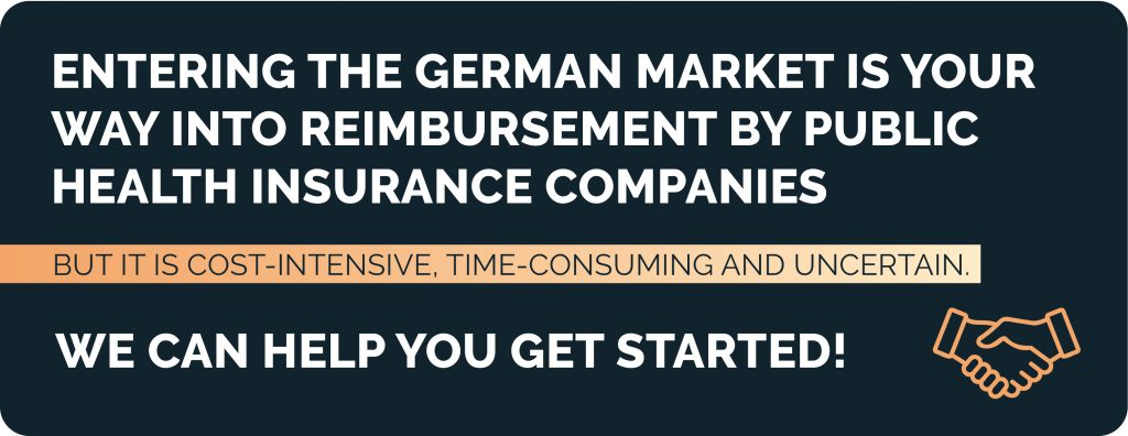 Entering the German Market is your Way into Reimbursement by Public Health Insurance Companies